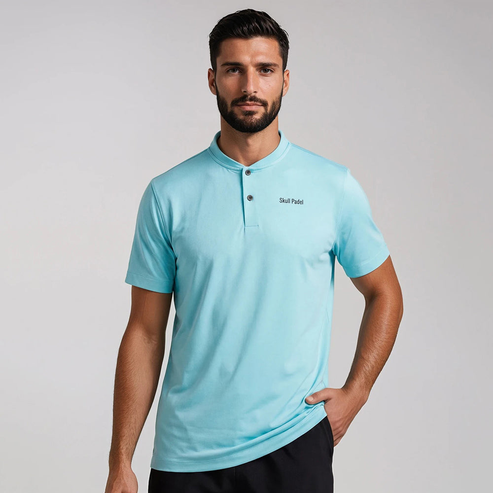 Padel shirt - Turquoise polo