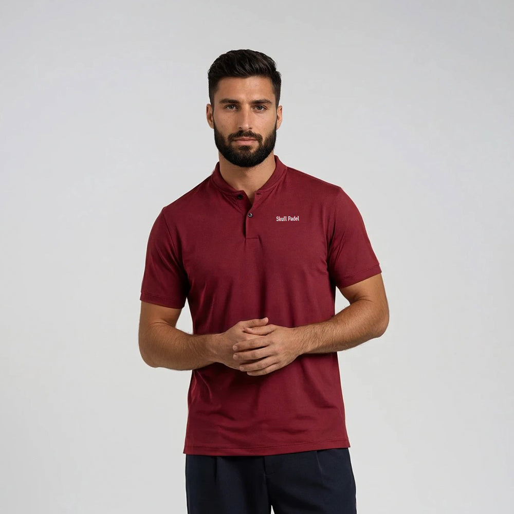 Padel shirt - Dark Red polo