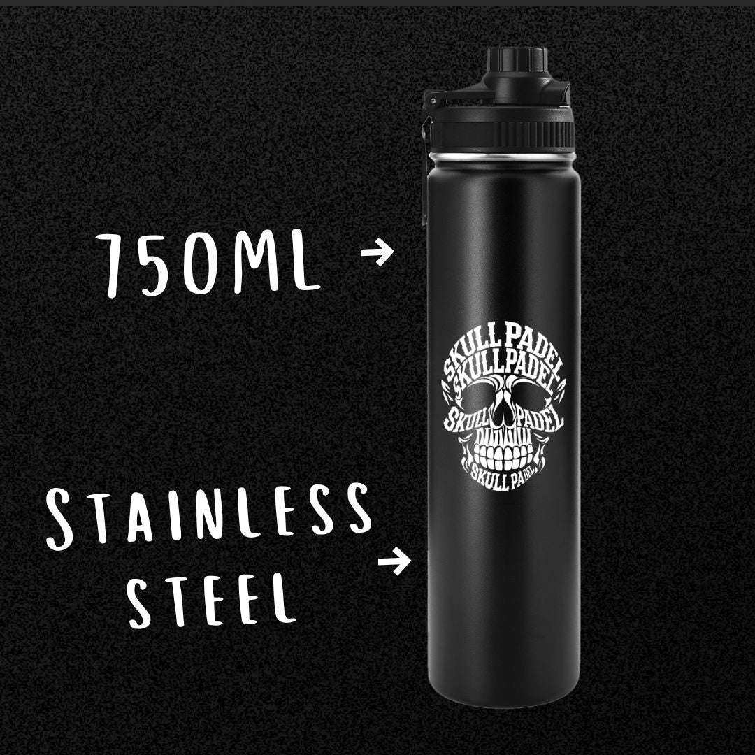 WATER BOTTLE - SKULL PADEL - 750ML