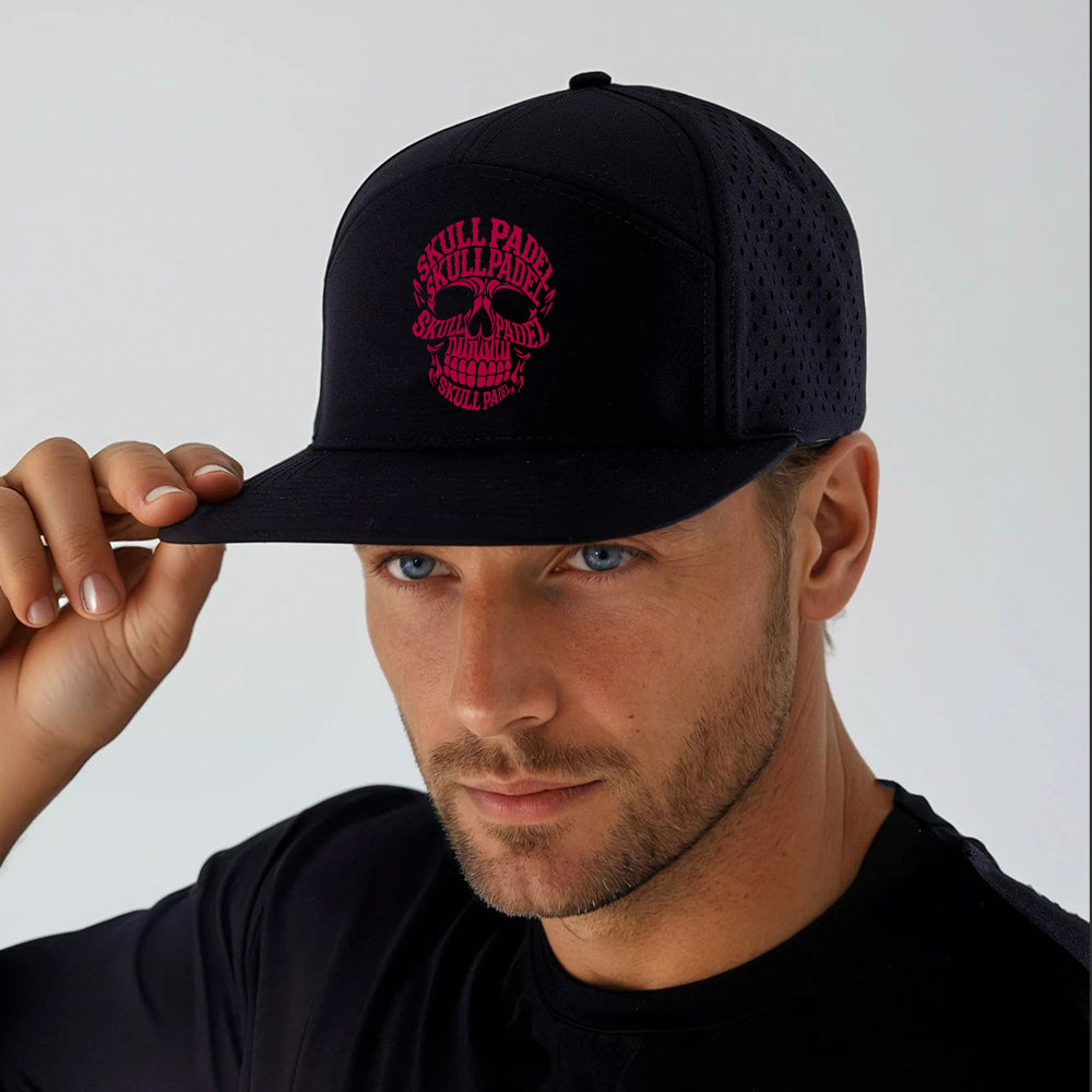 PADEL CAP - BLACK DARK RED