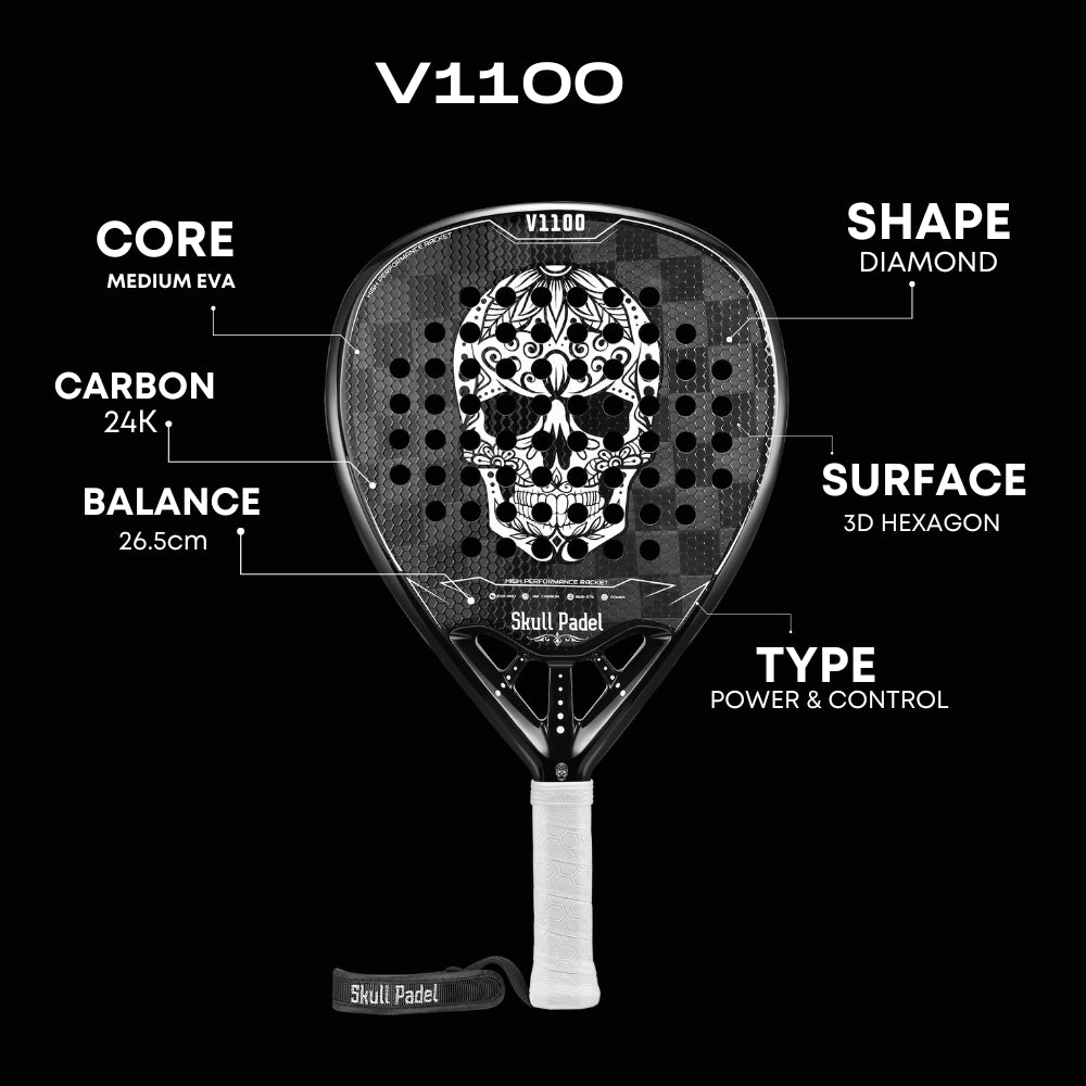 DUO PACK: V1100 - Skull Padel