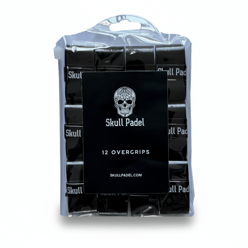 Overgrip - Black (12 Pack) - Skull Padel