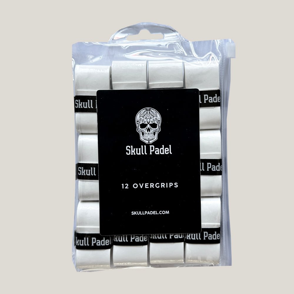 Overgrip - White (12 Pack) - Skull Padel
