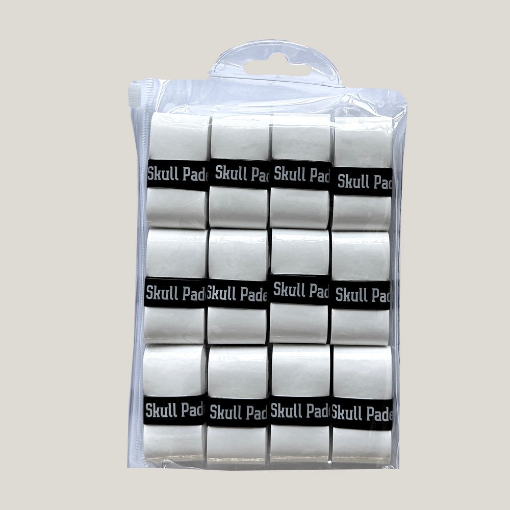 Overgrip - White (12 Pack) - Skull Padel