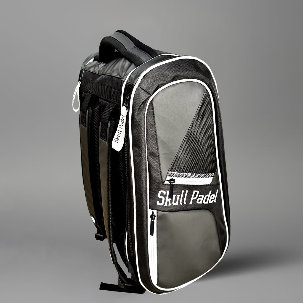 Padel bag XXL - Black & White - Skull Padel