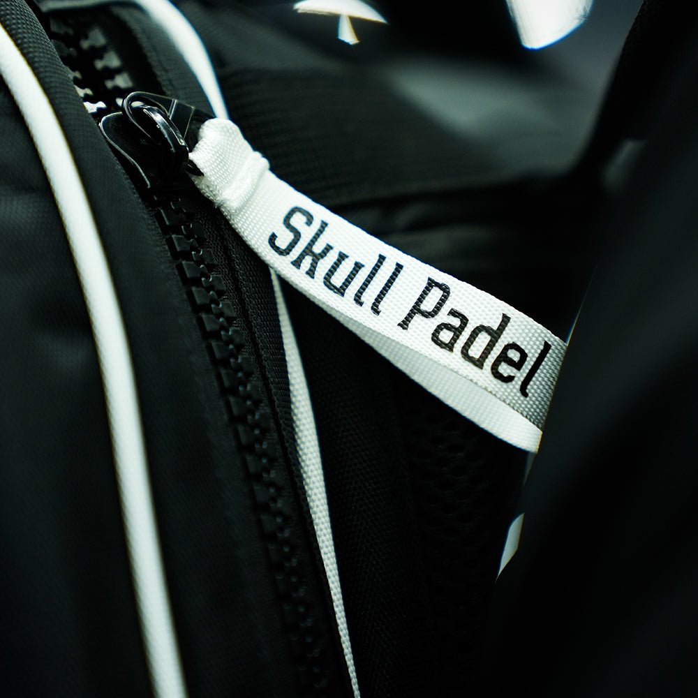 Padel bag XXL - Black & White - Skull Padel