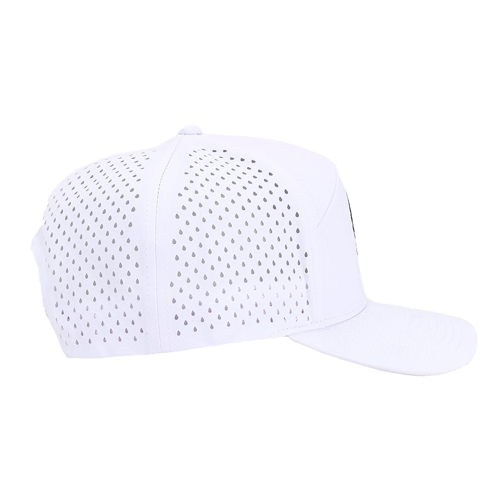 Padel Cap - White Black - Skull Padel