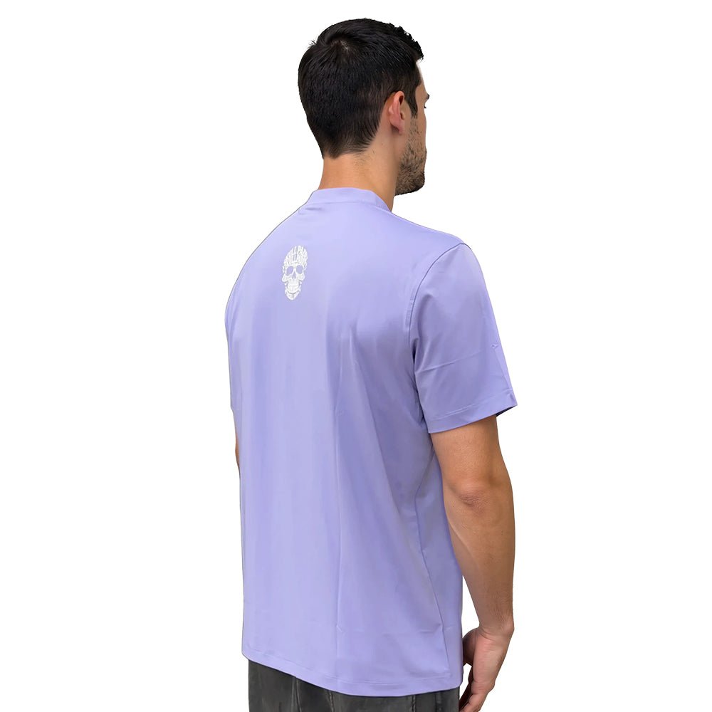 Padel shirt - Purple polo - Skull Padel