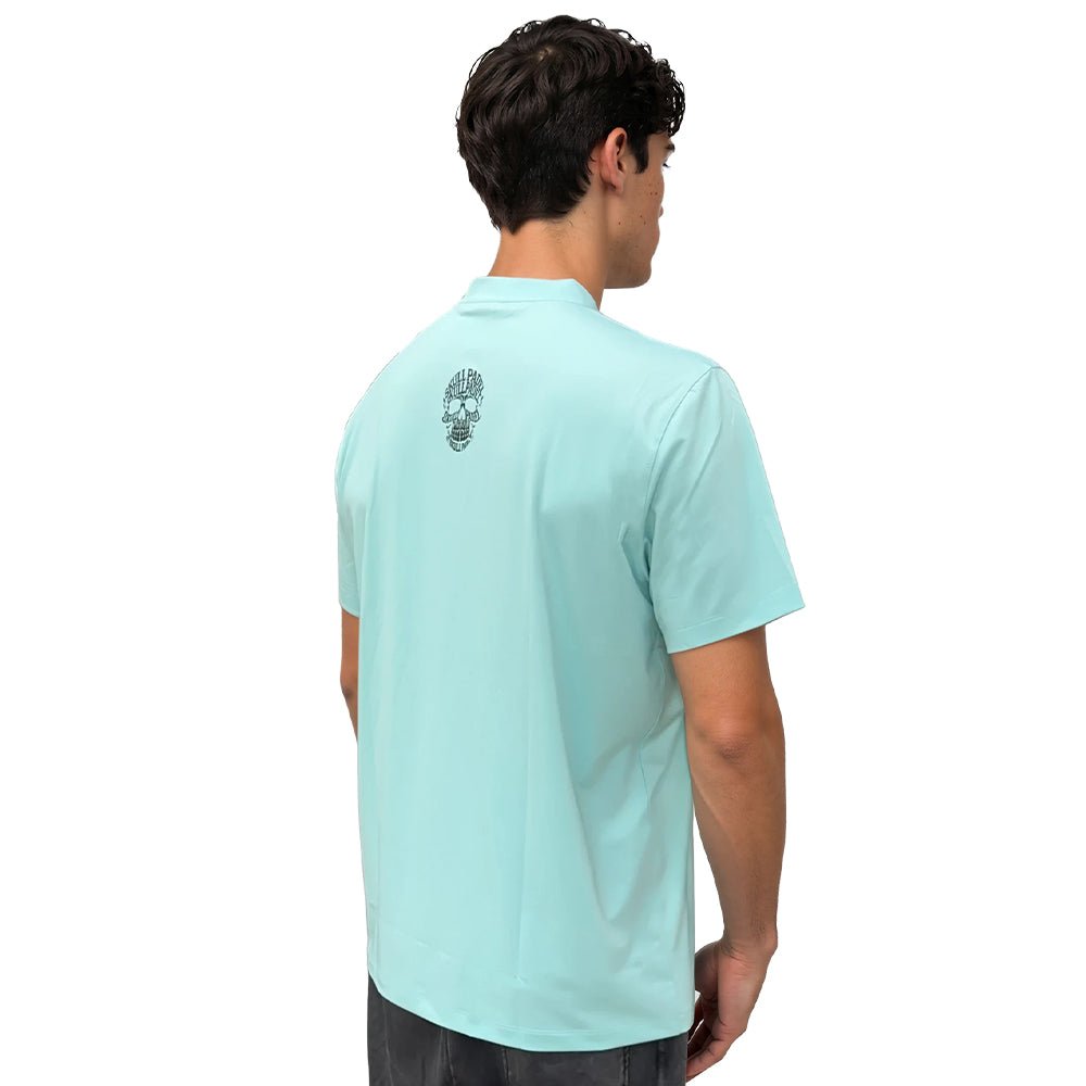 Padel shirt - Turquoise polo - Skull Padel