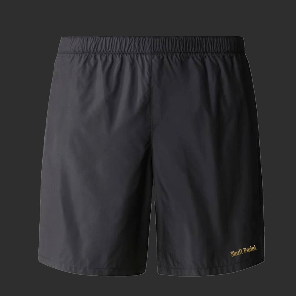 Padel Sportshort Men - Black Gold - Skull Padel