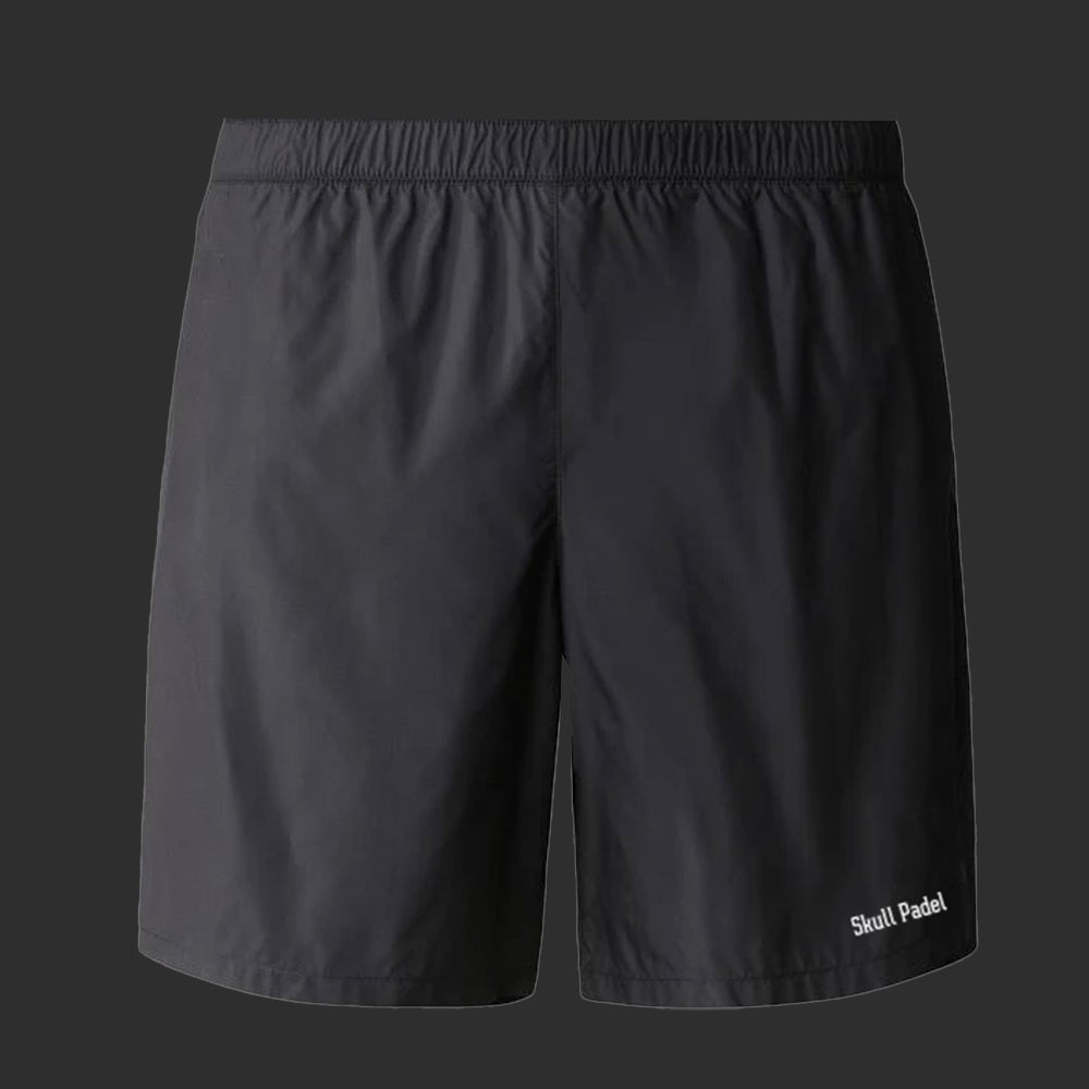Padel Sportshort Men - Black White - Skull Padel
