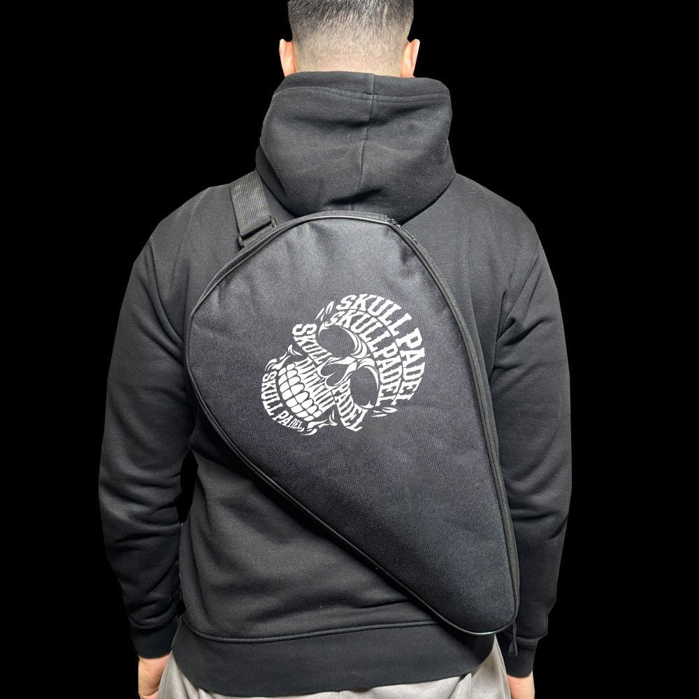 Racket Bag - Black White - Skull Padel