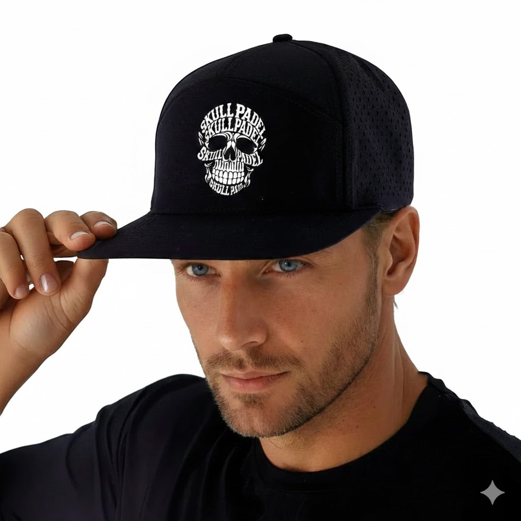 Padel Cap - Black White