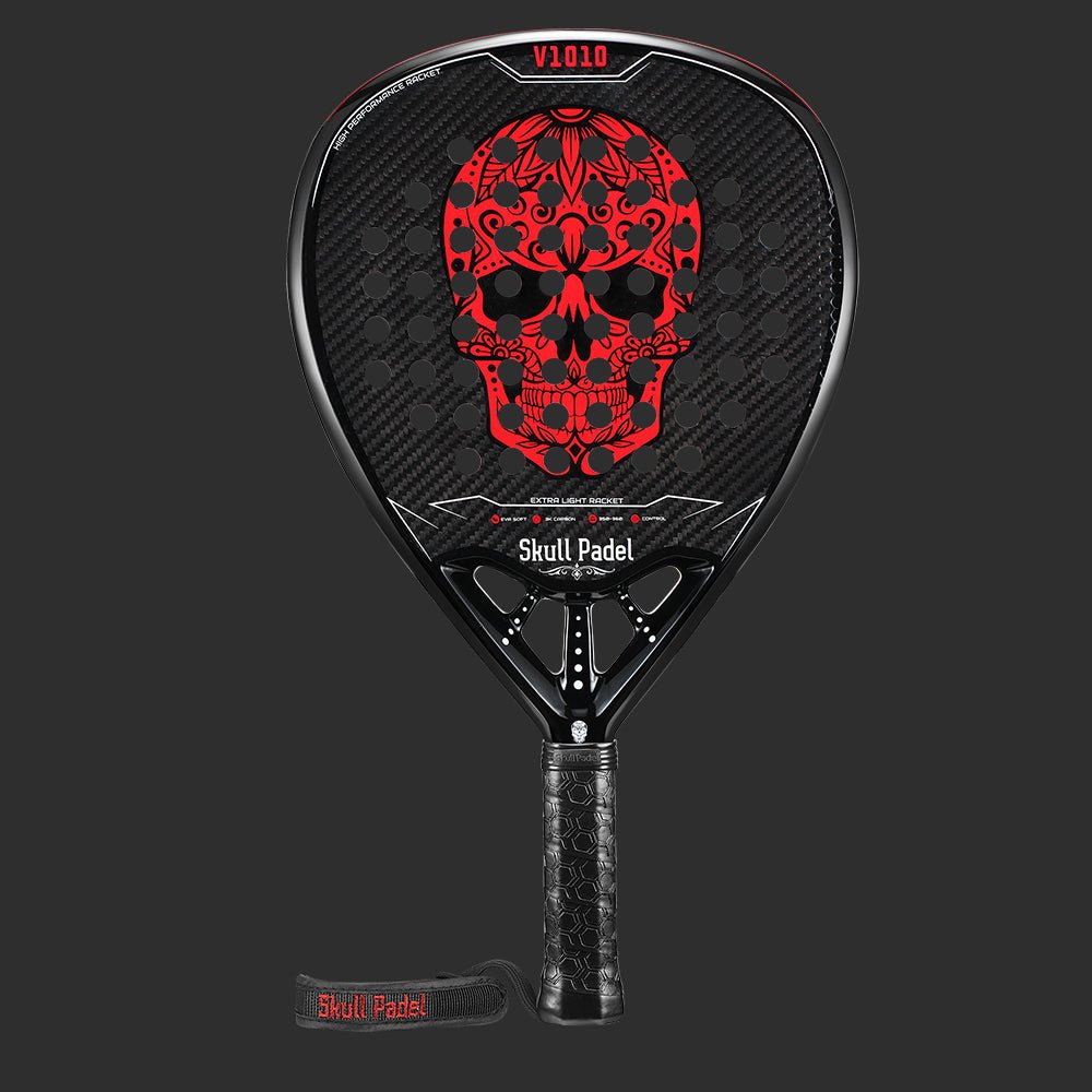 V1010 - Red - Skull Padel