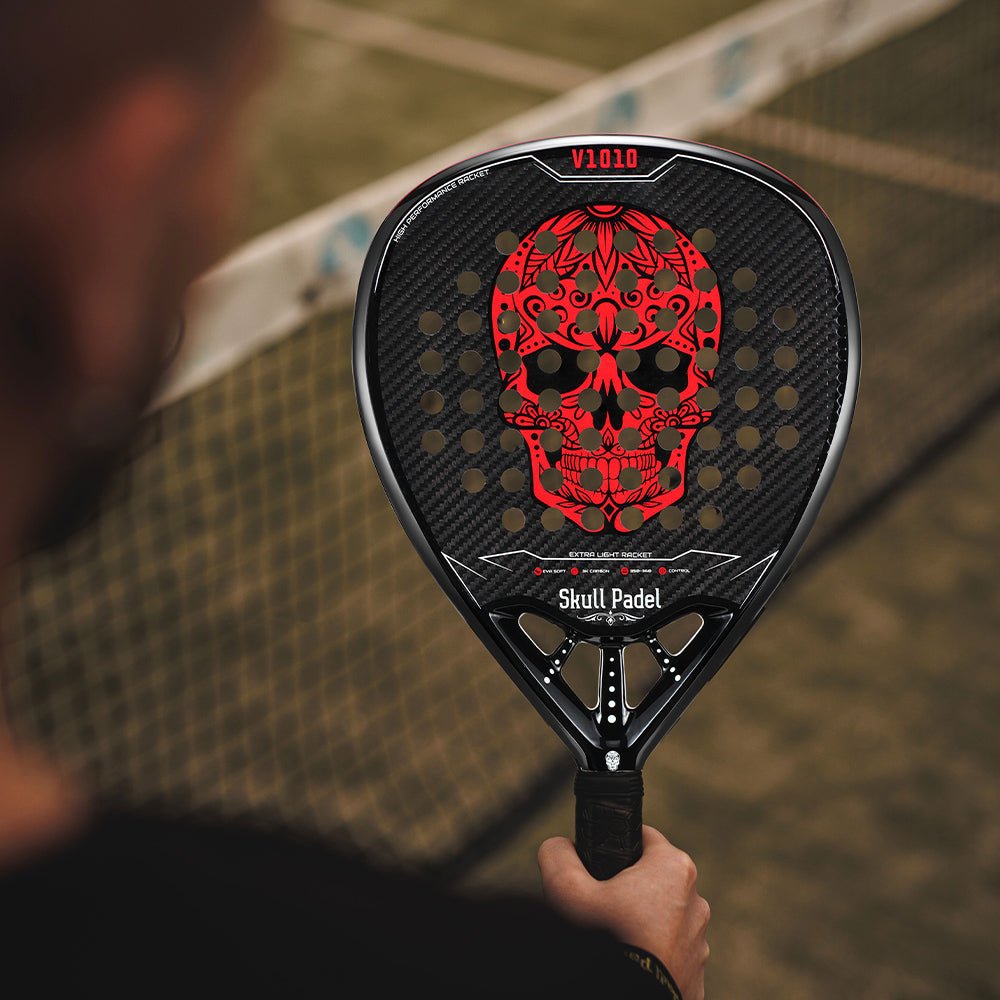 V1010 - Red - Skull Padel