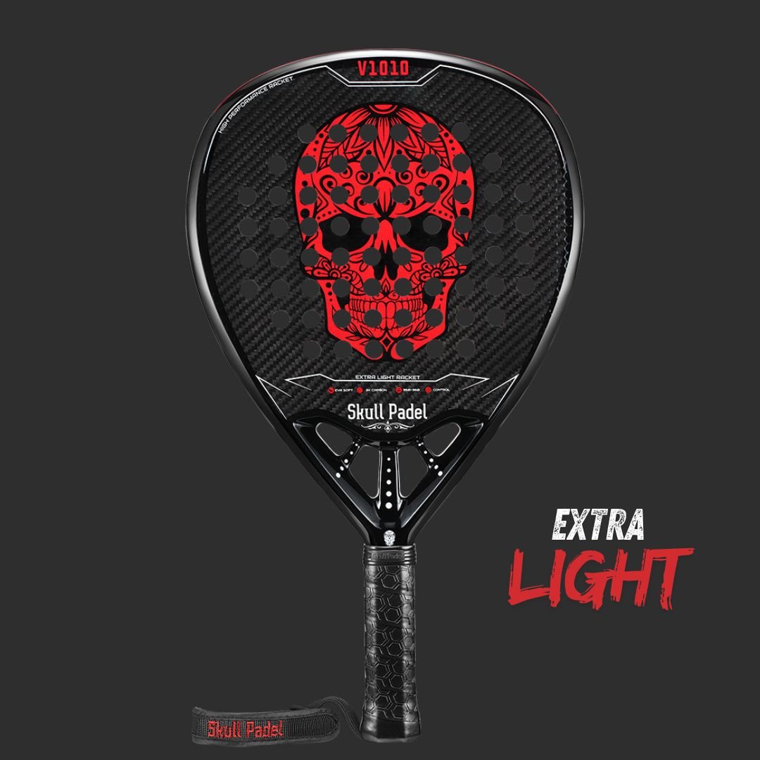 V1010 - Red - Skull Padel