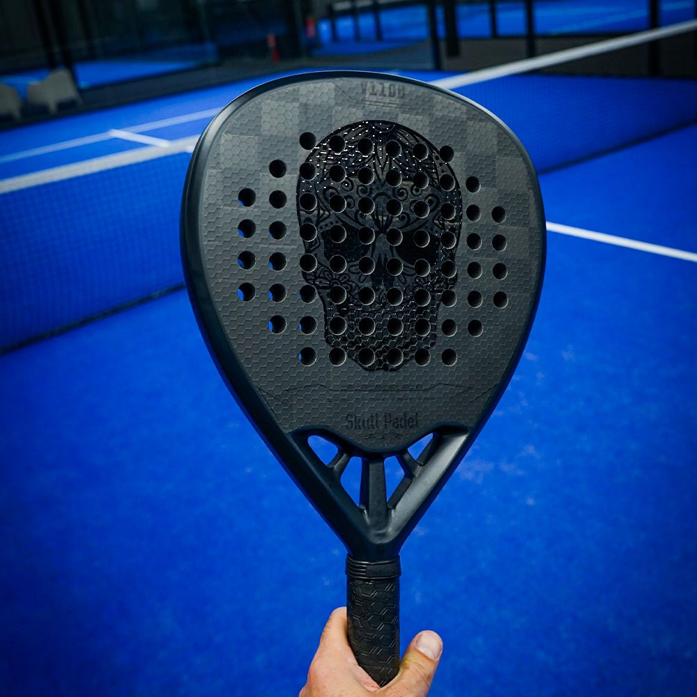 V1100 - MATTE BLUE/BLACK 24K - Skull Padel