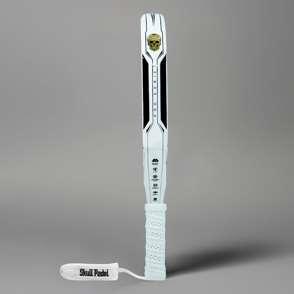 V2070 - White Gold 24K - Skull Padel