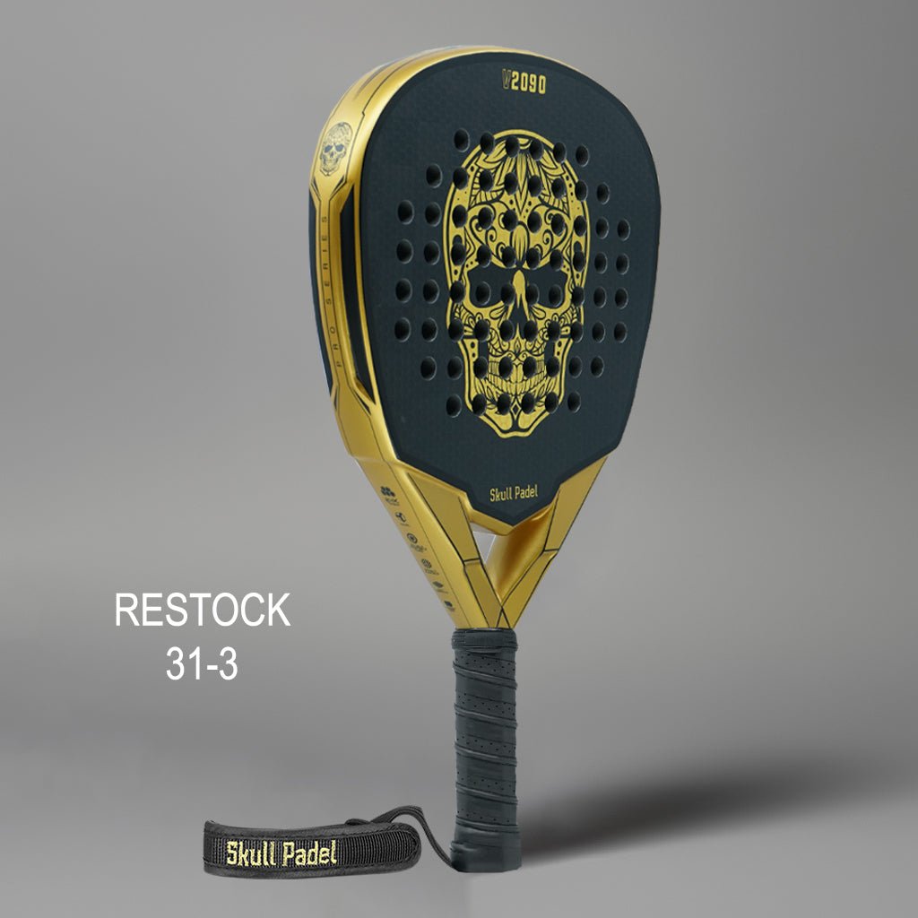 V2090 - Black Gold 24K - Skull Padel