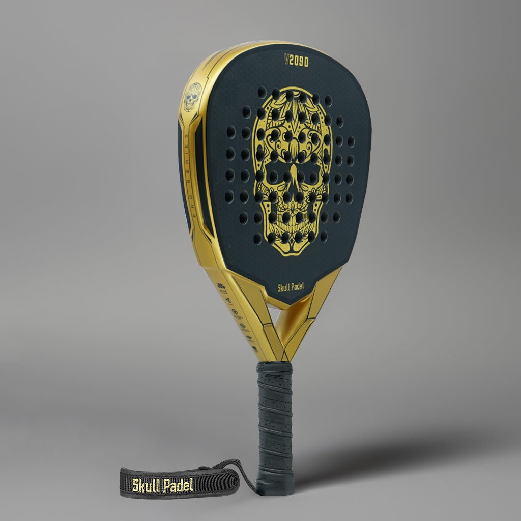 V2090 - Black Gold 24K - Skull Padel