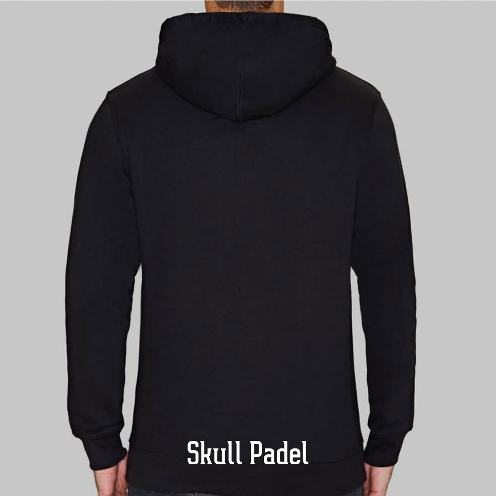SKULL PADEL HOODIE - BLACK & WHITE