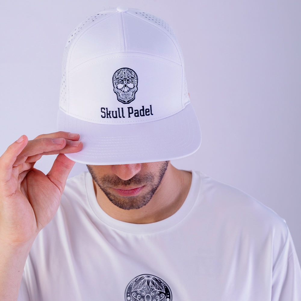 Cappellino da Padel - Bianco Nero
