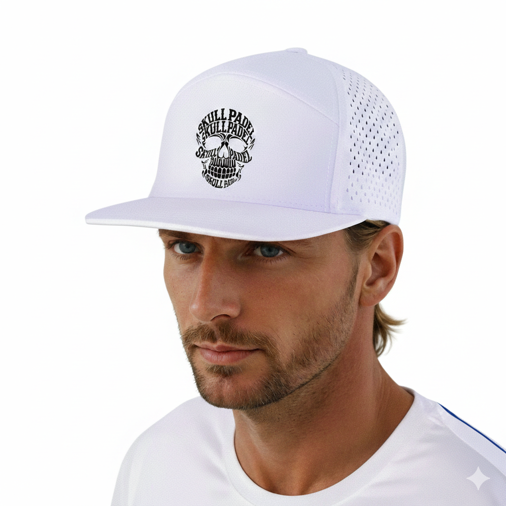 Padel Cap - White Black