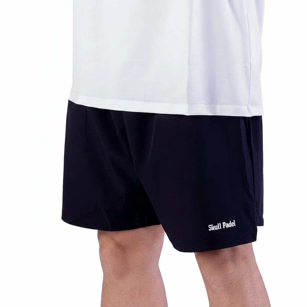 Padel Sportshort Men  - Black White