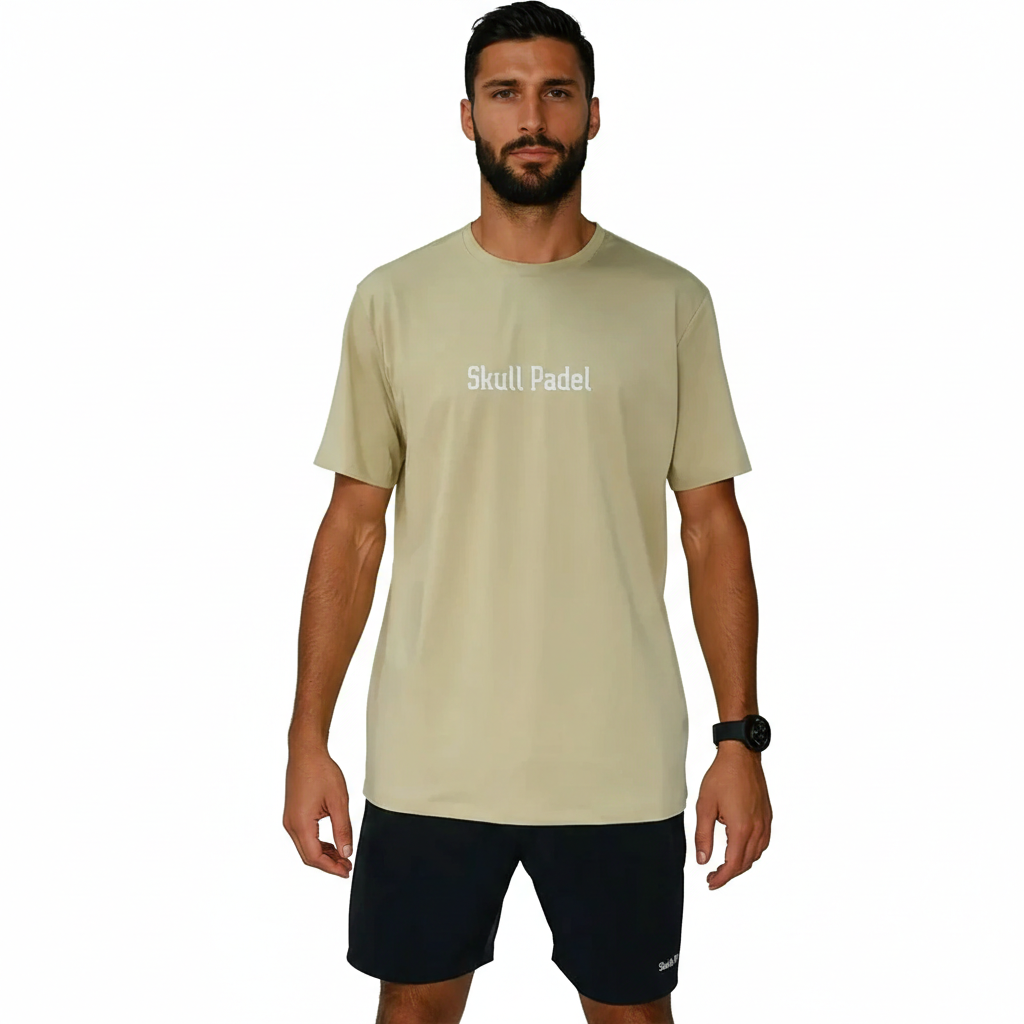 Padel Sportshirt Men  - Khaki