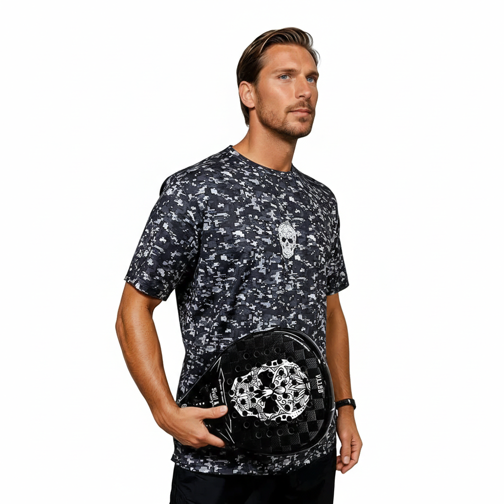 Padel Sportshirt Men  - Pixel Camo