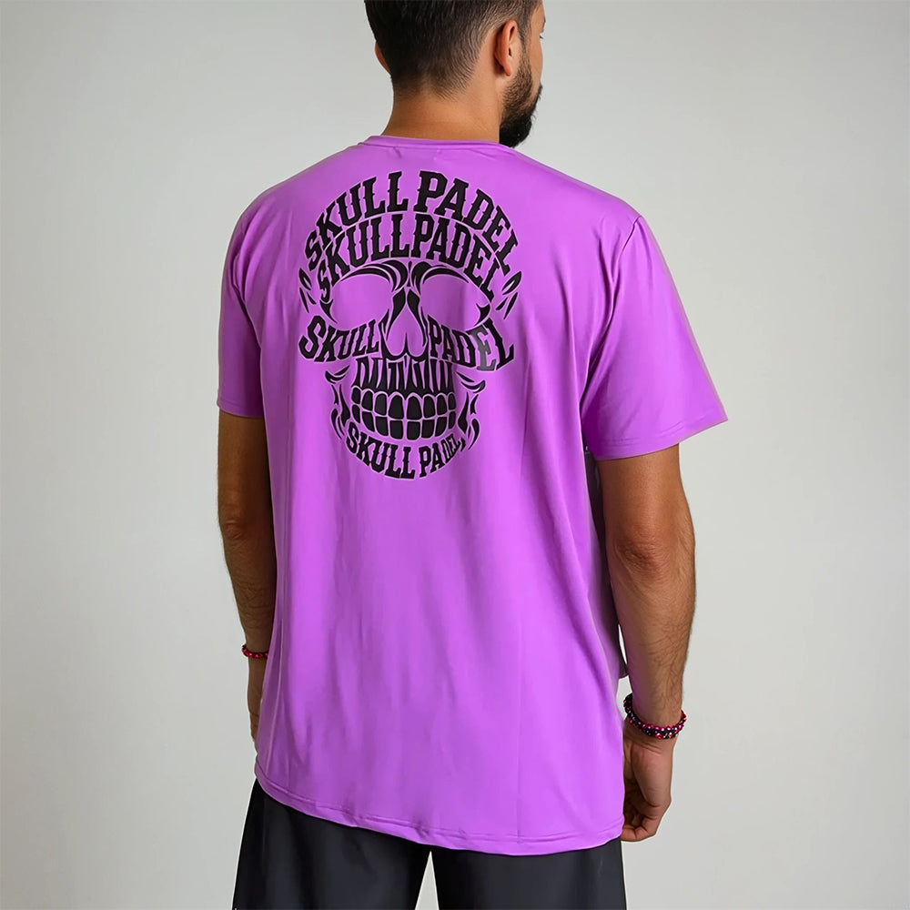 Maglia sportiva Padel Uomo Bianco Nero