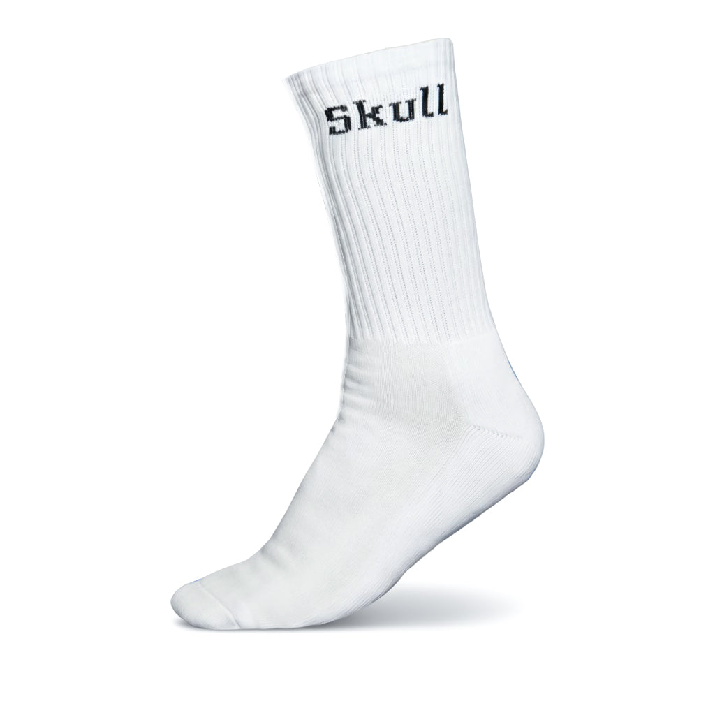 White Skull Padel Socks (1 Pair)