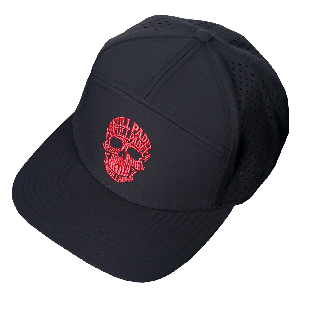 PADEL CAP - BLACK DARK RED