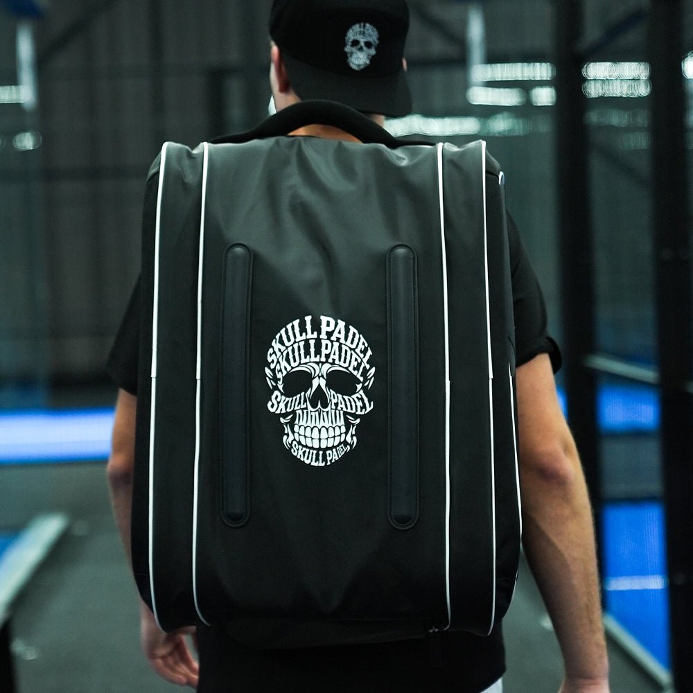 Padel bag XXL - Black & White - Skull Padel