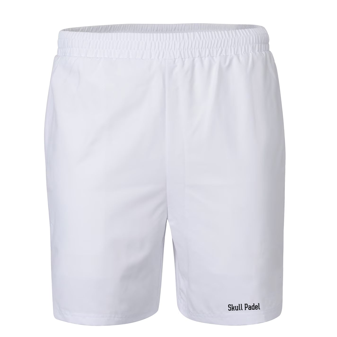 Padel Sportshort Men - White Black - Skull Padel