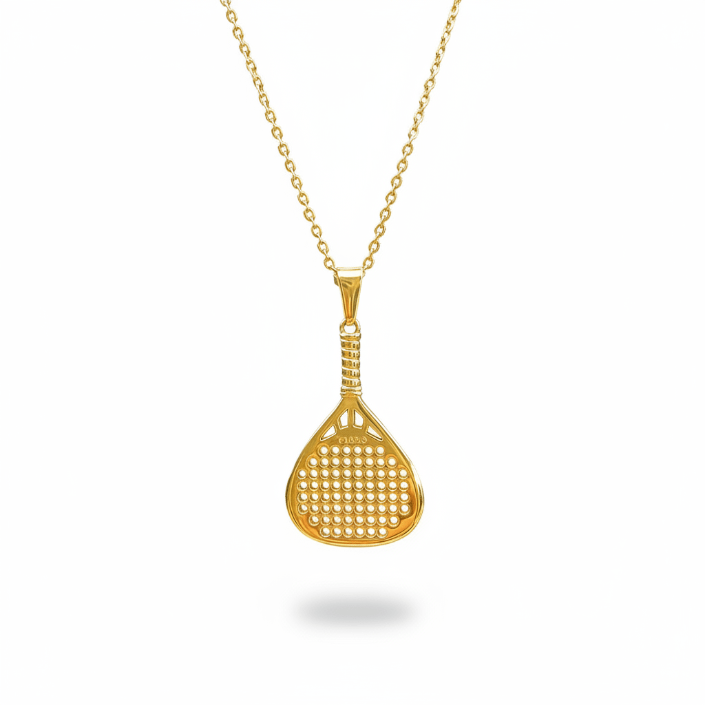 Skull Padel Necklace - Gold - Skull Padel