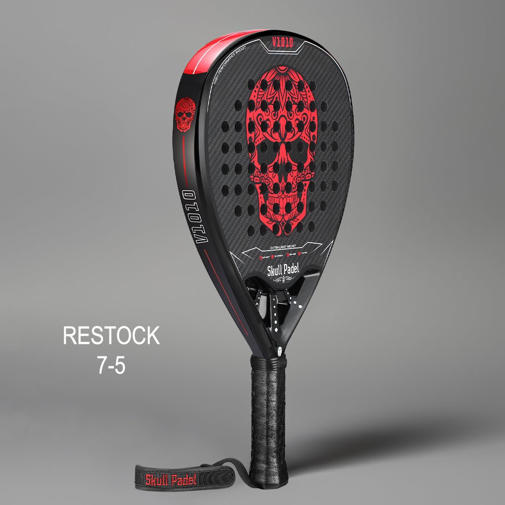 V1010 - RED 3K - Skull Padel
