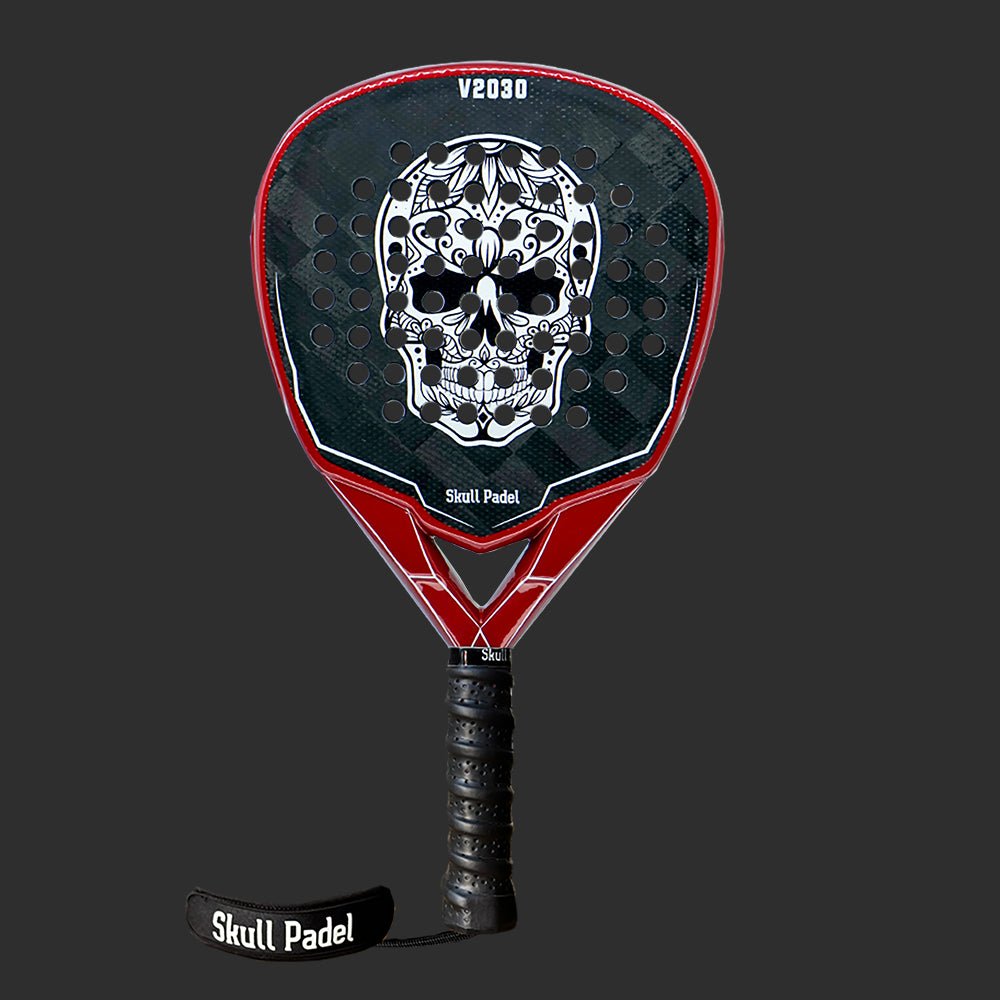 V2030 - Black Red 15K - Skull Padel