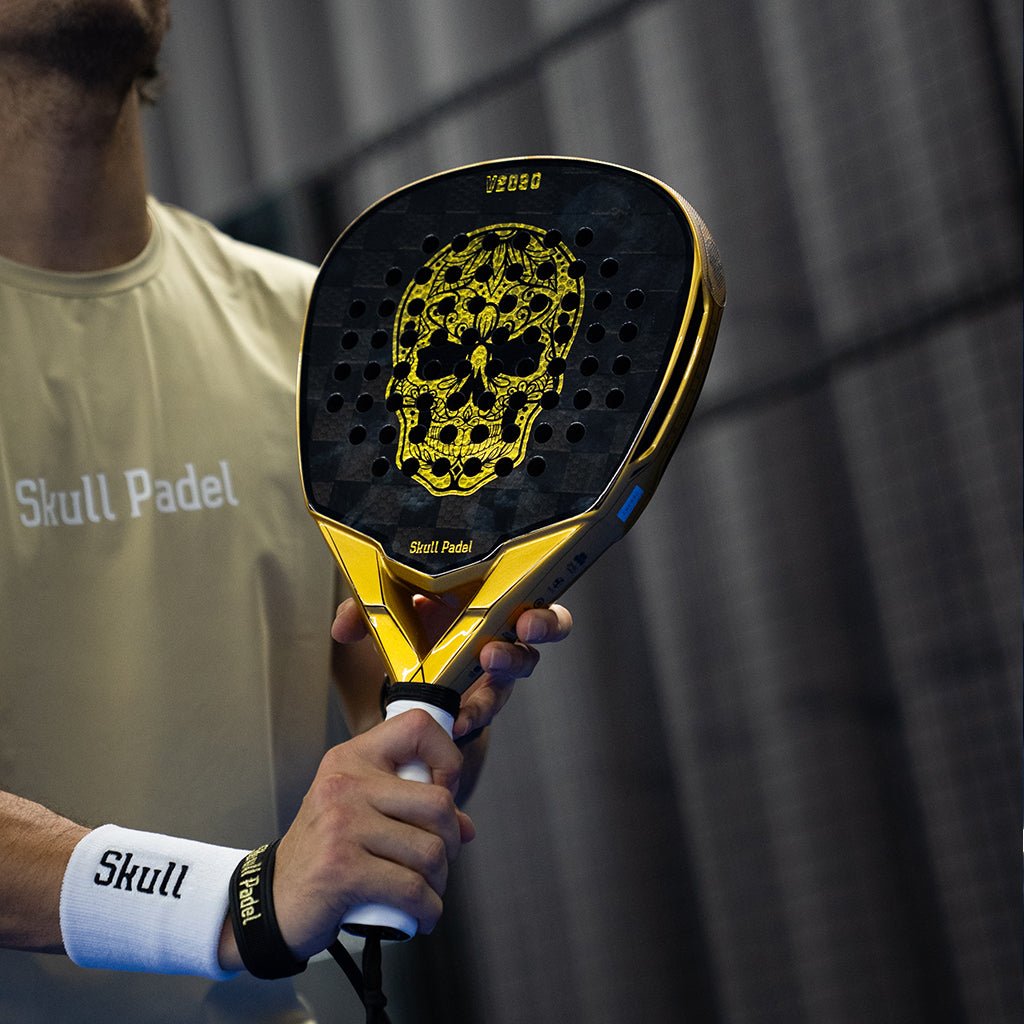 V2090 - Black Gold 24K - Skull Padel